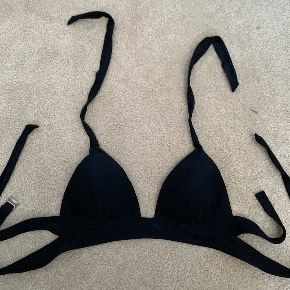 Black Padded Bikini Top